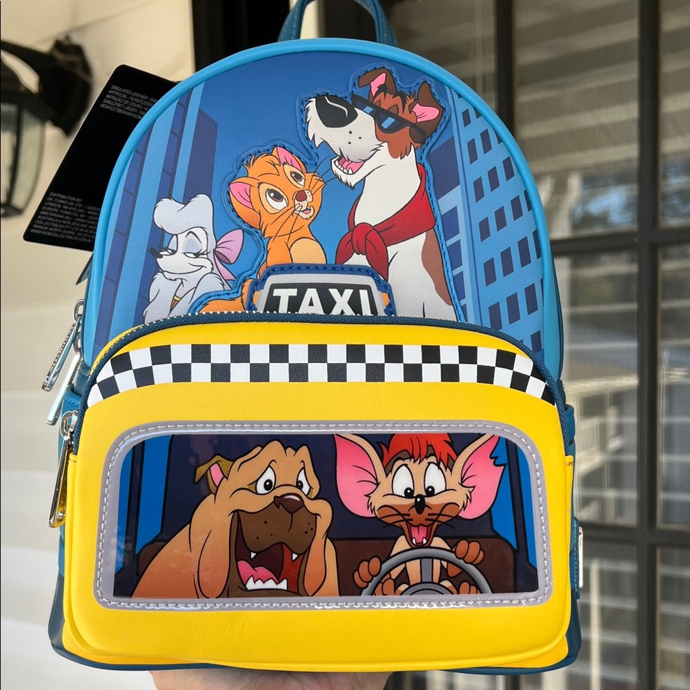 Loungefly Oliver and Company Taxi Mini Backpack